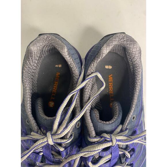Women's Dark Slate Blue Merrell Trail Running Sneakers Shoe All Out Rush Size 9 - Picture 8 of 14